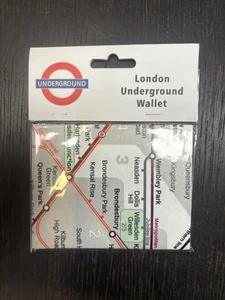 Tyvek Mighty Wallet London Underground Map Recyclable Novelty Brand new gift - Picture 1 of 6