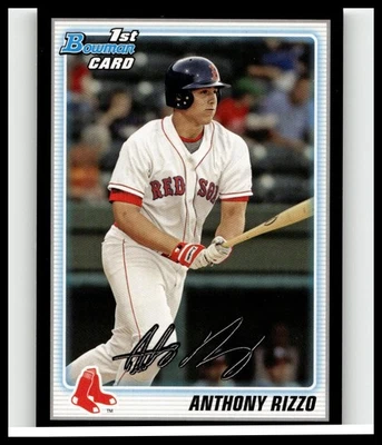 2010 1st Bowman Black Border Anthony Rizzo #BP101 Rookie - Image 1 of 2