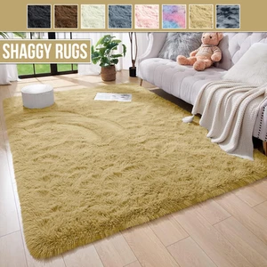 Area Rugs for Living Room Modern Bed Room Rug Soft Fluffy Shaggy Carpet Rugs Mat - Picture 1 of 75