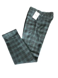 Pantaloni Paul Smith Designer Lana Giada Check 30” Nuovi con etichette - Foto 1 di 11