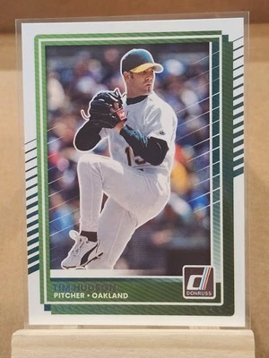 2025 Donruss Baseball Base #20 Tim Hudson - Oakland A's Foto 1 de 2