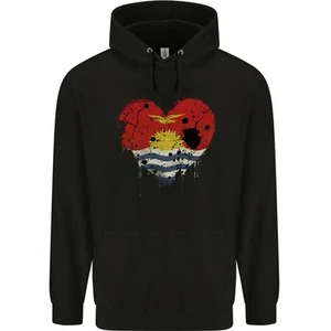 Love Kiribati Flag Day Football Childrens Kids Hoodie - Picture 1 of 3