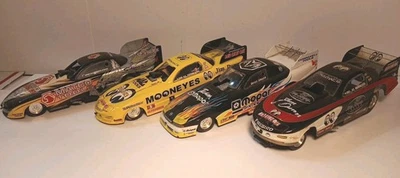 1/24 Racing Champions Lote De 4 NHRA Pontiac Dodge Coches Divertidos PROBLEMAS LEER Diecast Foto 1 de 4