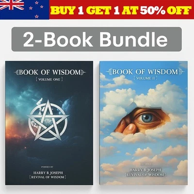 Book of Wisdom Volumes 1 & 2 by Harry B. Joseph (Paperback 2-Book Spiritual Set) - image 1 of 4