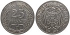Deutschland - 25 Pfennig 1909-1912 Deutsches Reich - verschiedene Jahrgänge
