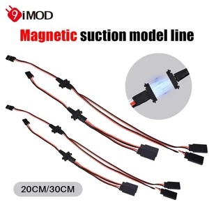 9IMOD 20CM 30CM Magnetic Model Cable 3-Pin Magnetic Y-wire For RC Car Boat Plane - Picture 1 of 11