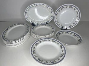 Melamine Serve Ware SET 24 Birthday Celebration Catering Party Picnic Wedding - Picture 1 of 12