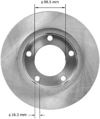 Bendix PRT1214 BENDIX Disc Brake Rotor For 76-93 Ford Bronco F-100 F-150 - Image 1 of 4