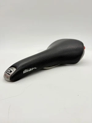 Selle Italia Bianchi TriMatic 2 Sillín Gel Cuero Aleación Rieles Negro De Colección Foto 1 de 4