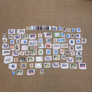 Vintage bundle of used stamps collection x89 - Picture 1 of 24