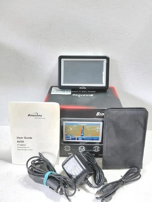 Binatone Sat Nav Model A430 Wide Screen New Boxed. - Image 1 of 4