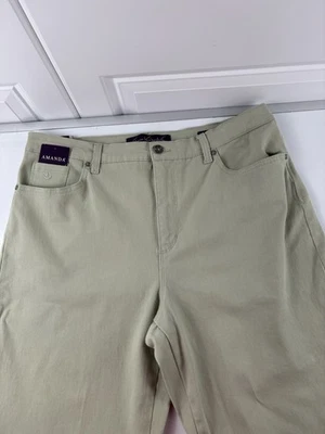 Pantalones de mezclilla Gloria Vanderbilt serie Amanda Swan pierna cónica tiro clásico para mujer 14  Foto 1 de 4