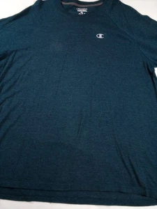 Camiseta para hombre Champion Vapor algodón verde azulado manga larga talla 2XL - Imagen 1 de 9