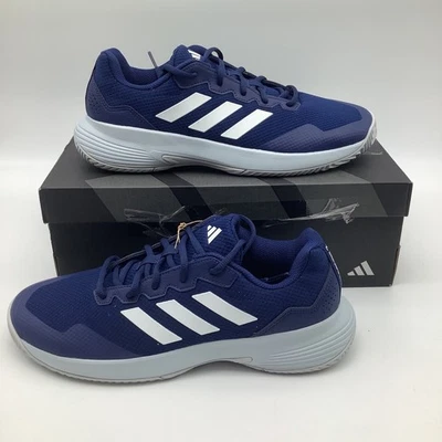 Adidas GameCourt 2 M Tenis Zapatos Azul Blanco Para Hombre Talla 9.5 Nuevo IE1112 Foto 1 de 4