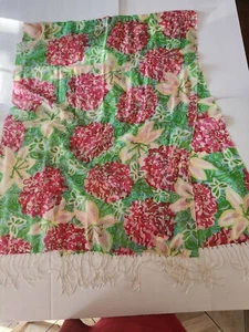 Women's Lilly Pulitzer MURFEE Scarf Shorely Blue Mariposa Silk/Cashmere SRP $118 - Picture 1 of 6