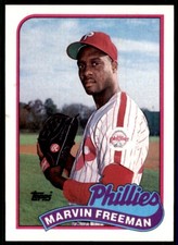 1989 Topps Marvin Freeman Baseball Cards #634