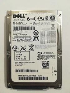 DELL-FUJISTU MHZ2250BK-G2 250 GB HDD SATA 2,5" disco rigido 7200 RPM 16 Mb cache - Foto 1 di 1