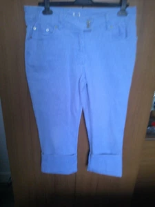 Damen Cropped Jeanshose hellblau Gr. 12 - Bild 1 von 5