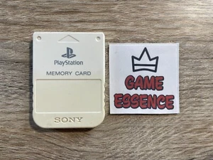 Carte Mémoire Blanche Officielle PS1 Sony PlayStation 1 Memory Card Playstation - Foto 1 di 2