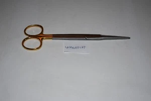 JUEGO DE 2 PIEZAS TIJERAS MAYO RECTAS Y CURVAS DE CARBURO DE TUNGSTENO 6,75" MANO IZQUIERDA - Imagen 1 de 2