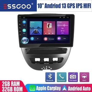 Für Peugeot 107 Toyota Aygo Citroen C1 2+32G Carplay Autoradio GPS NAVI RDS WIFI - Bild 1 von 13