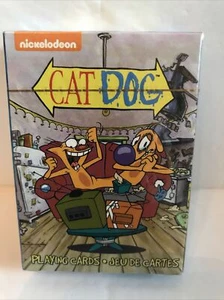 CAT DOG Nickelodeon Playing Card, NUEVO EN PAQUETE - Imagen 1 de 4