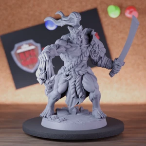 Oni Daemon Nightmare Miniature Fiend Monster Dungeons and Dragons Mini DnD 5e - Bild 1 von 8