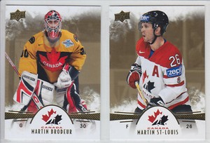 2016-17 UD CANADA JUNIORS GOLD PARALLEL #1-100 JUNIORS WOMEN STARS LEGENDS