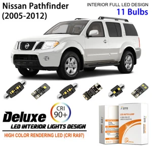 Kit de 11 bombillas LED interiores para Nissan Pathfinder 2005-2012 bombilla blanca - Imagen 1 de 9