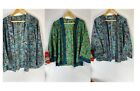 3 Stück Pieces Shorts Boho Kimono Indische Handarbeit Schön Seide Sari Robe 58