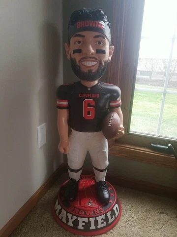 Baker Mayfield Cleveland Browns 3 Foot 3 Foot Bobblehead NFL Cover