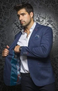 Au Noir Suit Jacket - Costner Navy - Small - Picture 1 of 1