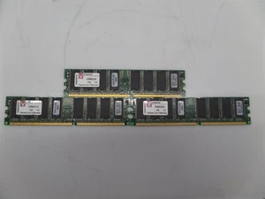 Lot Of 3- Kingston KTM8854/256 256MB PC2700 DDR-333 Desktop Memory - Picture 1 of 4