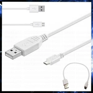 Cable Micro USB Short 9 13/16in Male Cable Charger Huawei Samsung Xiaomi - Picture 1 of 2