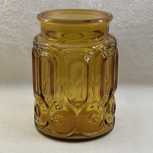 Vintage Amberina LE Smith Mond und Sterne Kanister Apotheker Glas ohne Deckel Ersatz - Bild 1 von 12