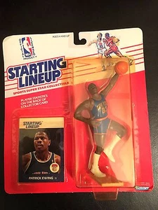 1988 ROOKIE SLU STARTAUFSTELLUNG PATRICK EWING NEW YORK KNICKS NBA BASKETBALL NEU IN VERPACKUNG - Bild 1 von 4