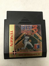 .01 START BID RBI R.B.I BASEBALL 3 THREE CLASSIC NINTENDO GAME SYSTEM NES HQ