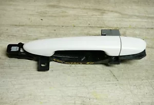 WHITE 2010-2013 MAZDA 3 MAZDASPEED REAR LEFT EXTERIOR DOOR HANDLE W/ BRACKET OEM - Bild 1 von 9