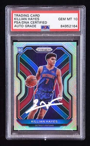 Killian Hayes Signed 2020-21 Panini Prizm Prizms Silver #270 RC (PSA | Auto 10) - Bild 1 von 2