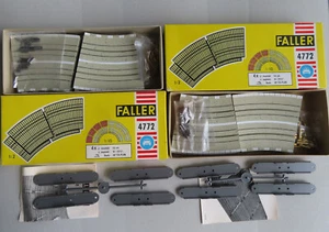2X Faller Ams 4772 Steilkurve, Gran Radio con Caja Orig. , 60er Años #DEZ1693 - Imagen 1 de 1