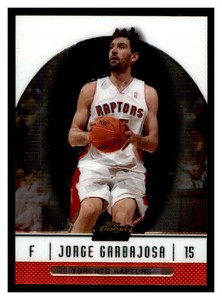 2006-07 Topps Finest #97 JORGE GARBAJOSA RC Toronto Raptors Rookie