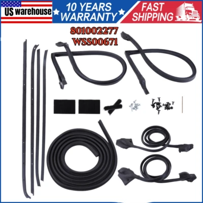 Weatherstrip Seal Kit Door Window Sweep Roofrail Trunk Fit 70-81 Camaro Firebird Foto 1 de 4