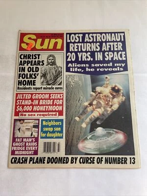 1994 October 25 Sun News, Lost Astronaut Returns After 20 Years in Space (MH4) - Image 1 of 3
