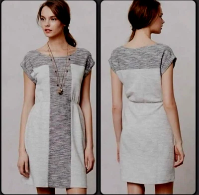 Vestido Anthropologie Edme & Esyllte Spacedye Terry Gris S Pequeño Usado en Excelente Condición 1x Foto 1 de 4