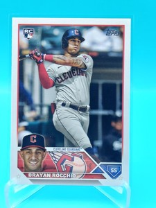 2023 Topps Update Series #US214 Cleveland Guardians BRAYAN ROCCHIO RC