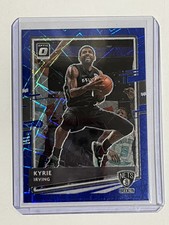 2020-21 Donruss Optic Basketball KYRIE IRVING Blue Velocity Prizm #101 Nets