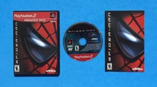 SPIDER-MAN Playstation 2 PS2 COMPLETE Greatest Hits Game Disc Case Manual