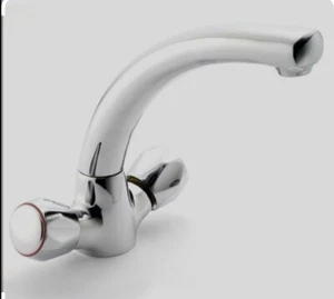 Francis Pegler Mercia 922096  Traditional Kitchen Mono Sink Mixer Tap Chrome - Picture 1 of 4