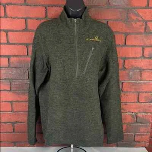 Ibex Woman's Wool Jacket Large Flawed Zipper - Picture 1 of 11