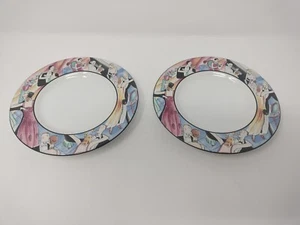 Sakura Tango Sue Zipkin Saucers Lot of 2 Vintage 1993 Excellent Condition - Picture 1 of 6